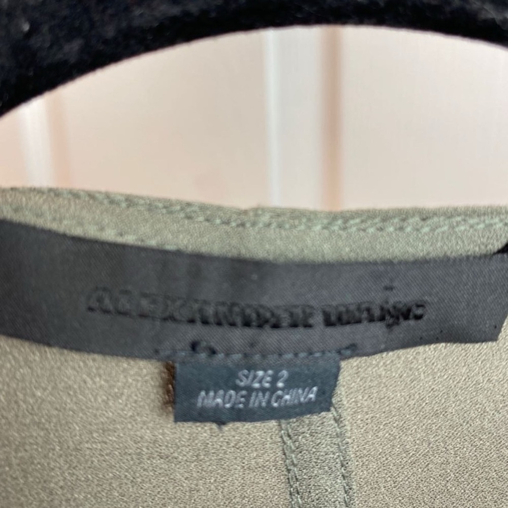 Alexander Wang silk crepe color block dress - Picture 4 of 4